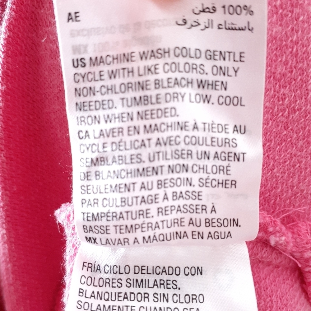 Style & Co Sweatshirt Heart Pink Love 958 - Picture 6 of 6